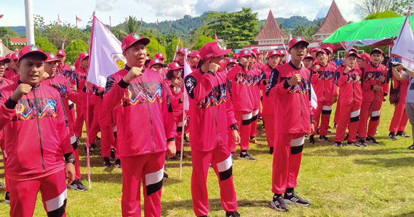 Lepas-Kontingen-Porprov-XI-2022,-Bupati-Bolsel-Raih-Prestasi-Junjung-Tinggi-Sportifitas